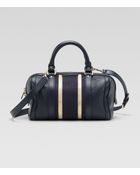 Gucci Vintage Web Small Boston Bag - Lyst
