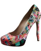 Nicholas Kirkwood Bird Of Paradise Platform Pump - Lyst