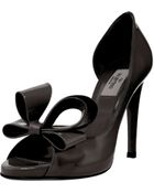 Valentino Couture Bow Dorsay Pumps - Lyst
