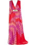 Matthew Williamson Printed Silkchiffon Gown - Lyst