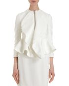Givenchy Peplum Wave Jacket - Lyst