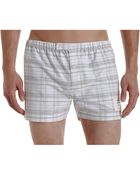 Thom Browne Check Boxer - Lyst