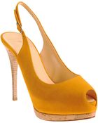 Giuseppe Zanotti Slingback Platform Sandal - Lyst
