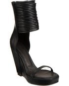 Rick Owens High Ankle Cuff Sandal - Lyst