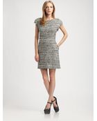 Alice + Olivia Grisel Tweed Dress - Lyst