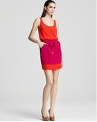 Laundry By Shelli Segal Color Block Dress - Lyst