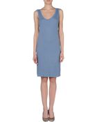 Mm6 By Maison Martin Margiela Short Dress - Lyst