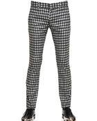 John Galliano Wool Check Suiting Luciano Trousers - Lyst