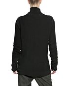 Silent - Damir Doma Ribbed Wool Knit Oversized Sweater - Lyst