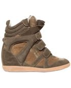 Isabel Marant Bekett Suede Sneakers - Lyst
