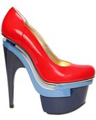 Versace 160mm Patent Leather Pumps - Lyst