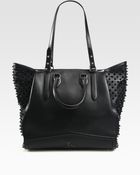 Christian Louboutin Justine Spike Stud Shopper - Lyst
