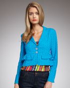 Nanette Lepore Isla Eyelet Jacket - Lyst