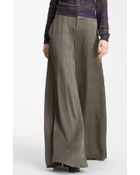 Theyskens' Theory Paige Frandi Wide Leg Silk Pants - Lyst