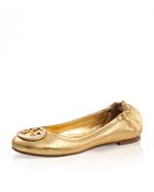 Tory Burch Metallic Reva Ballet Flat - Lyst