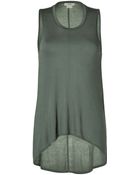 Helmut Lang Meadow Asymmetric Sheer Top - Lyst