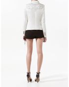 Zara Blazer with Transfer On The Back Yoke - Lyst