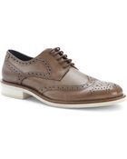 Kenneth Cole Wing Tip Oxford Shoes - Lyst