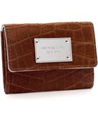 MICHAEL Michael Kors Jet Set Flap Coin Holder Crocodile - Lyst