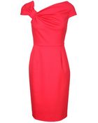 Valentino Fine Wool Bow Dress - Lyst