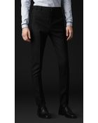 Burberry Prorsum Skinny Fit Wool Trousers - Lyst
