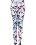Topshop Skulls and Roses Print Leggings - Lyst