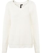 Topshop Rib V Jumper By Boutique - Lyst