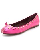 Marc By Marc Jacobs Studded Mouse Flats - Lyst