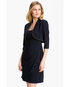 Alex Evenings Rhinestone Trim Dress Jacket - Lyst