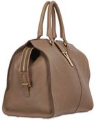 Saint Laurent Large Cabas Chyc Soft Leather Top Handle - Lyst