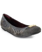 Marc By Marc Jacobs Slate Toe Cap Ballet Flat - Lyst