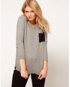 ASOS Collection Asos Pocket Detail Jumper - Lyst