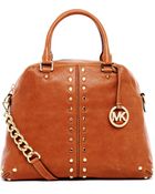 Michael Kors Uptown Astor Large Satchel - Lyst