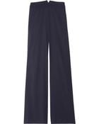 Donna Karan New York Stretch Wool Blend Wide Leg Pants - Lyst