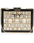 Elie Saab Box Crystal Clutch Bag - Lyst