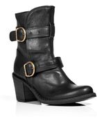 Fiorentini + Baker Black Buckled Ankle Boots - Lyst