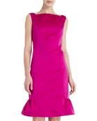 Barbara Tfank Square Neck Dress - Lyst