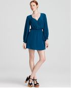 Dolce Vita Dress Nini Long Sleeve V Neck - Lyst