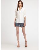 James Perse Button Down Shirt - Lyst