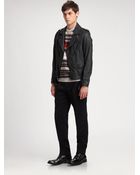 3.1 Phillip Lim Lambskin Moto Jacket - Lyst