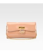 Christian Louboutin Riviera Patent Leather Clutch - Lyst