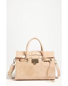 Jimmy Choo Rosalie Patent Leather Satchel - Lyst