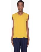 3.1 Phillip Lim Yellow Silk Blouse - Lyst