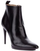 Balenciaga Leather Ankle Boot - Lyst