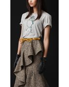 Burberry Prorsum Bird Graphic Cotton Tshirt - Lyst