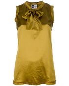Lanvin Pussy Bow Blouse - Lyst