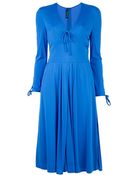 Louis Feraud Vintage V-Neck Dress - Lyst
