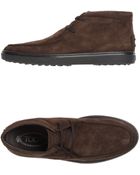 Tod's Hightop Dress Shoe - Lyst