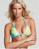 Trina Turk Tangiers Buckle Front Halter Top - Lyst