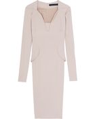 Elie Saab Crepe Short Dress - Lyst